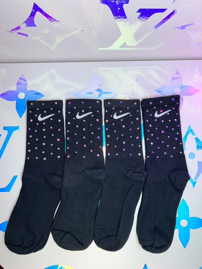 Crew Socks - Rainbow Sparkle