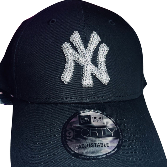 NEW ERA 9FORTY BLING LOGO BLACK CAP