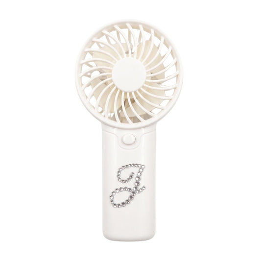 PERSONALISED ELECTRIC FAN WITH BLING INITIAL