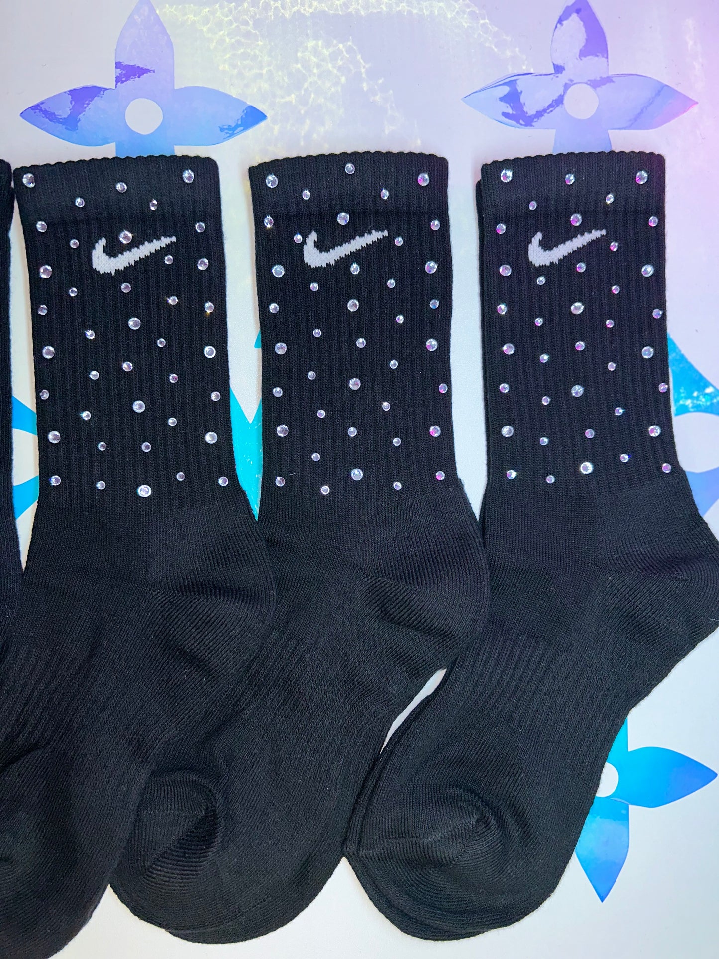 Crew Socks - Diamond Sparkle