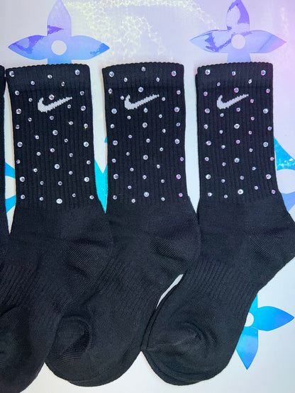 Crew Socks - Diamond Sparkle