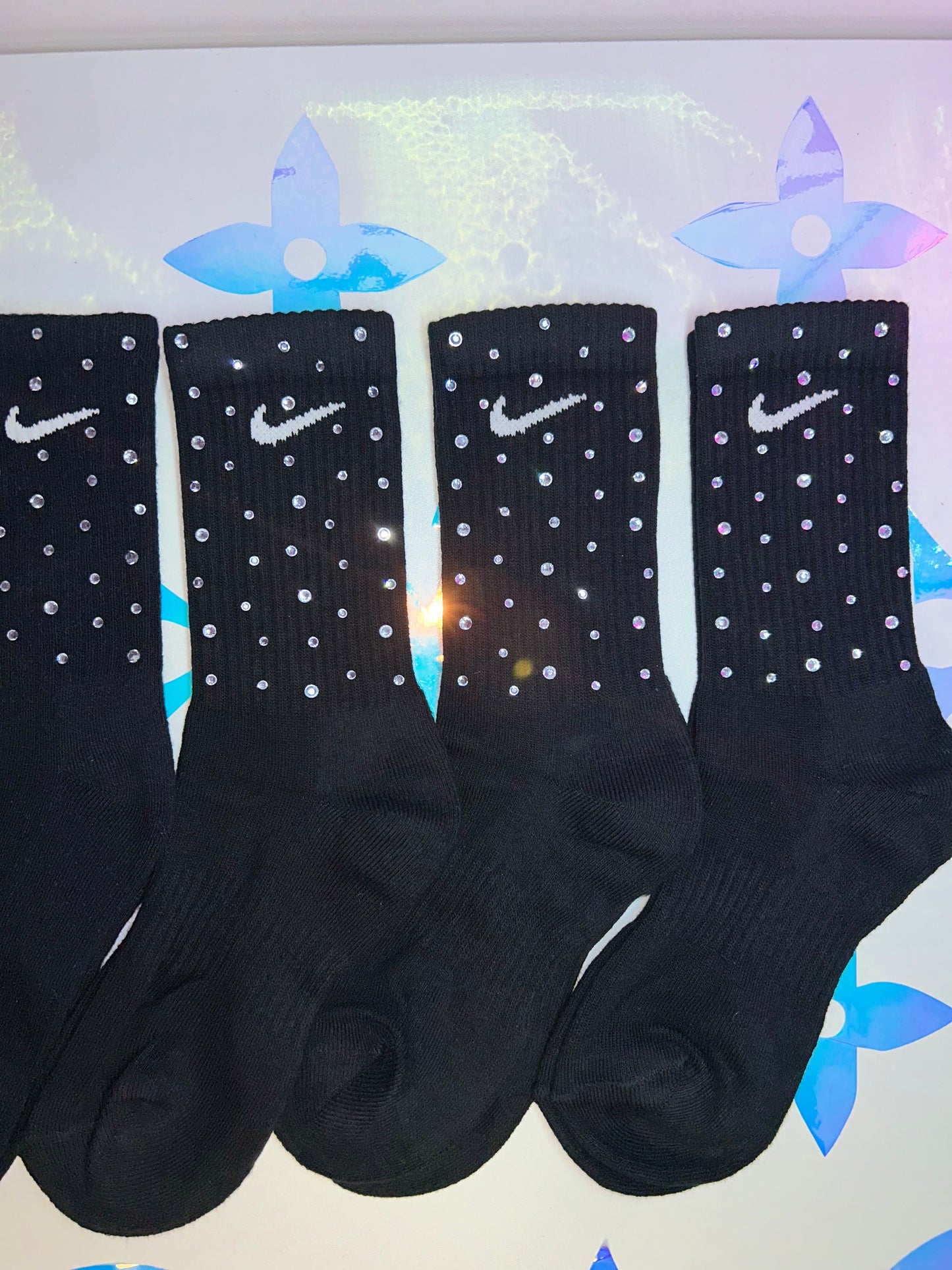 Crew Socks - Diamond Sparkle