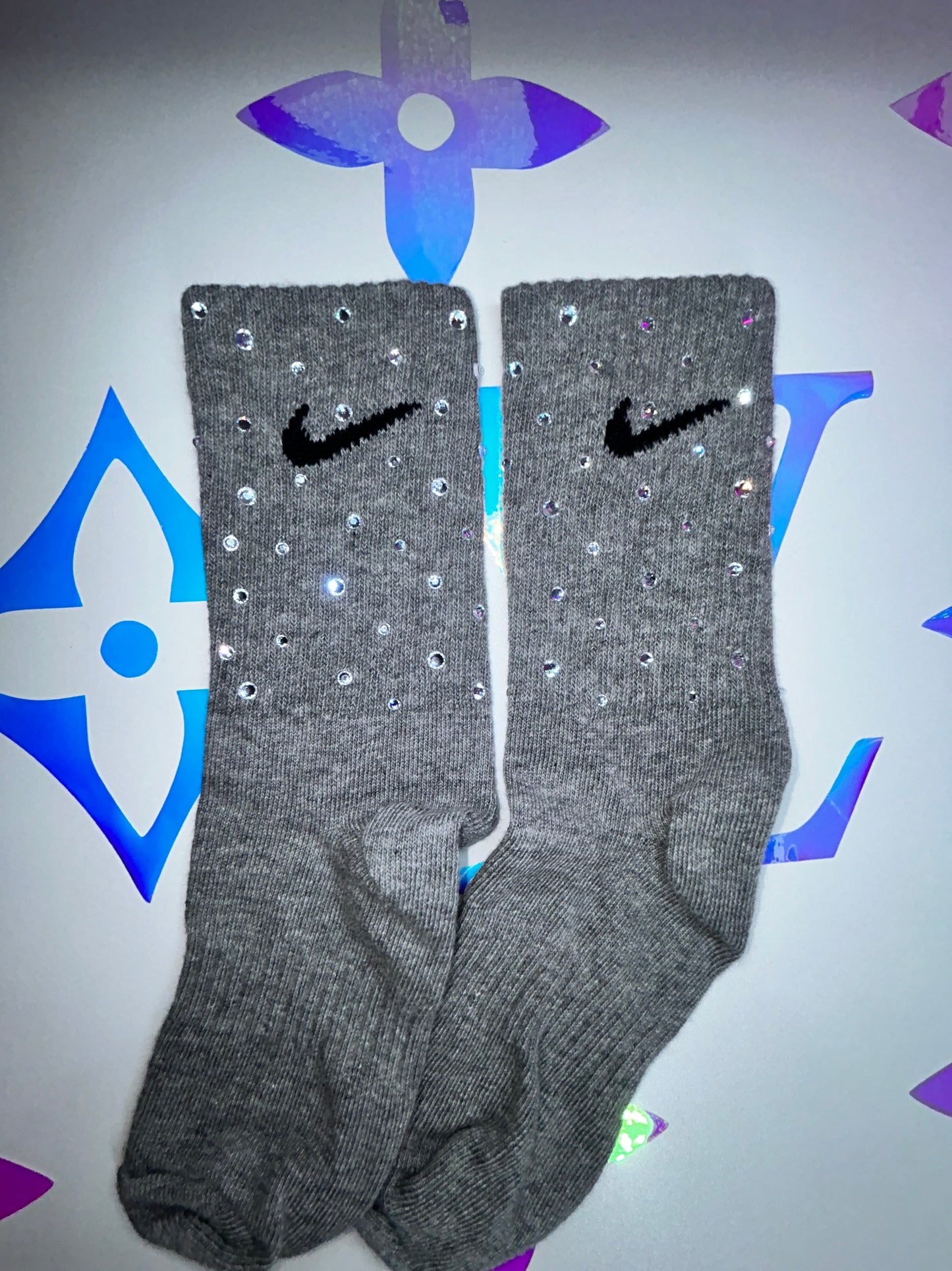 Crew Socks - Diamond Sparkle