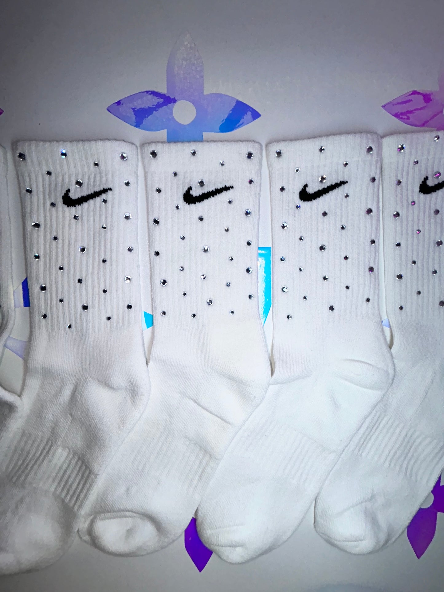 Crew Socks - Diamond Sparkle