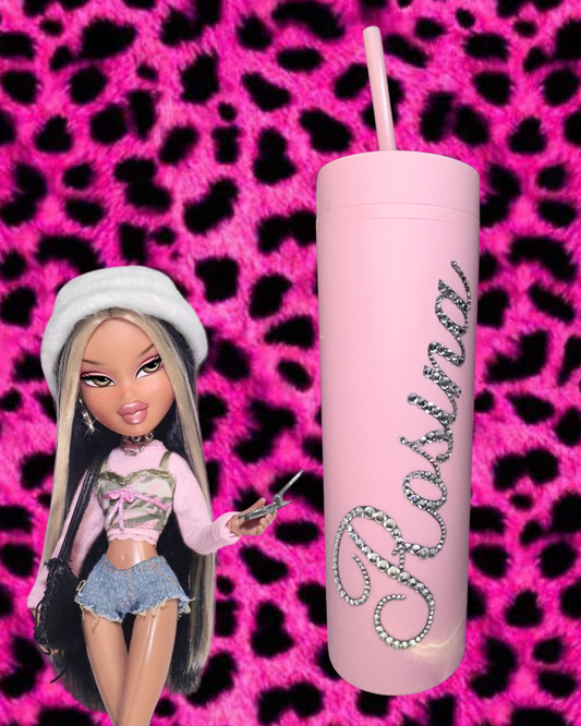 Bling Cup 16oz - Baby Pink - Diamond Sparkle