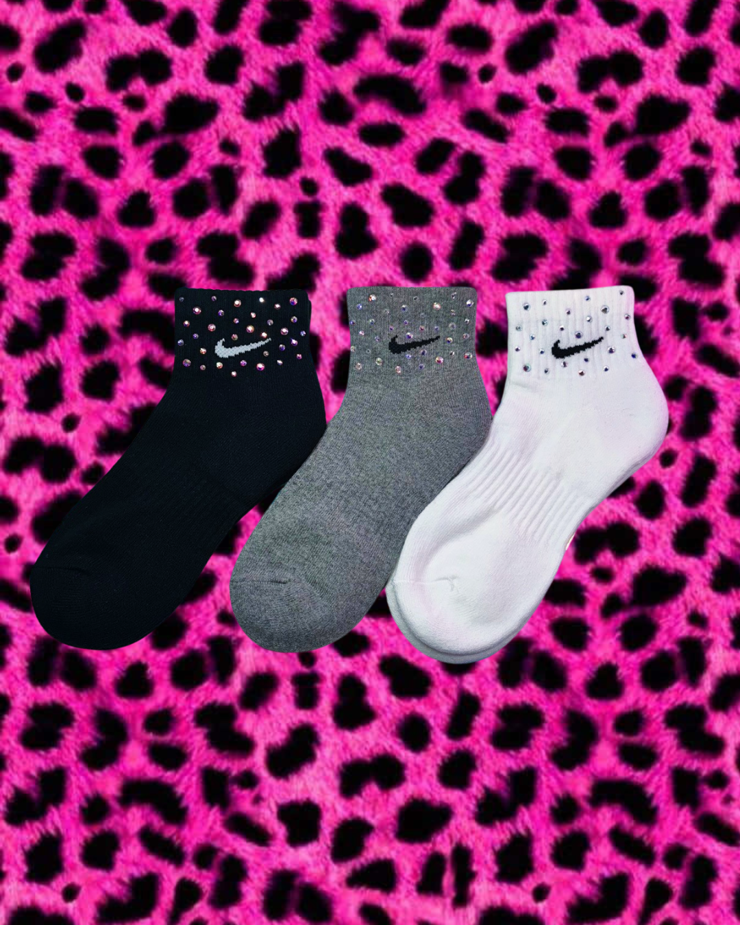 Ankle Socks - Rainbow Sparkle ☆ 3 Pairs ☆
