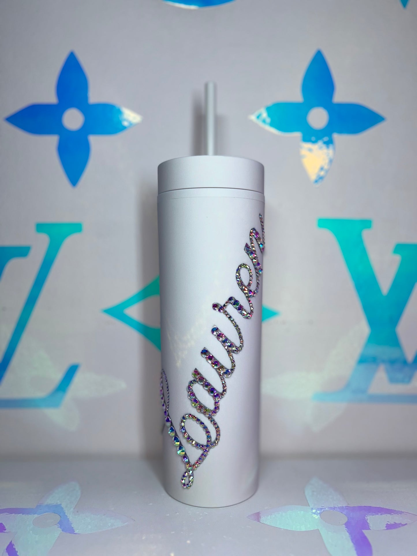 Bling Cup 16oz - Rainbow Sparkle