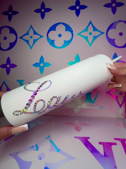 Bling Cup 16oz - Rainbow Sparkle