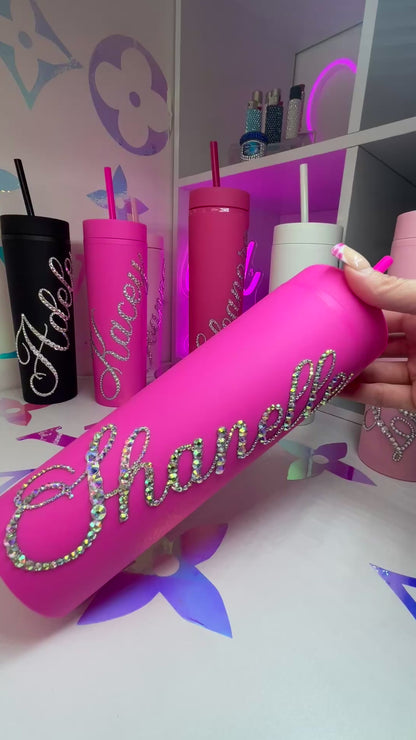 Bling Cup 16oz - Rainbow Sparkle