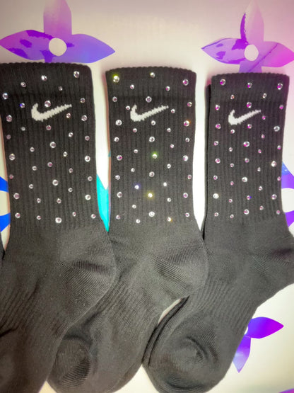 Crew Socks - Diamond Sparkle