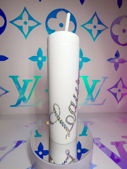 Bling Cup 16oz - Rainbow Sparkle