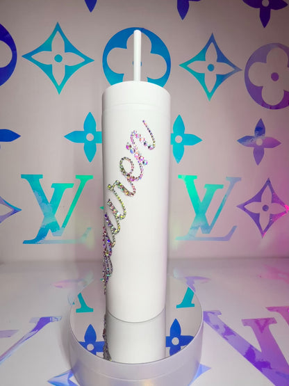 Bling Cup 16oz - Rainbow Sparkle