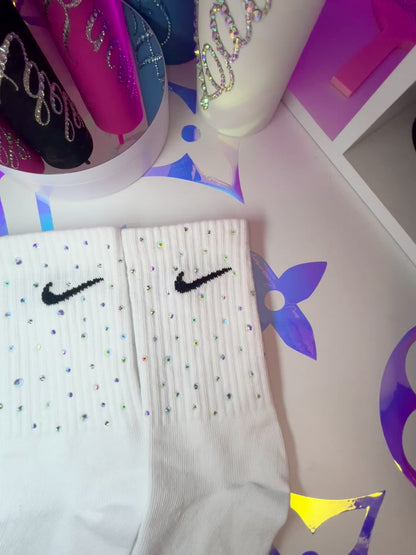 Crew Socks - Rainbow Sparkle