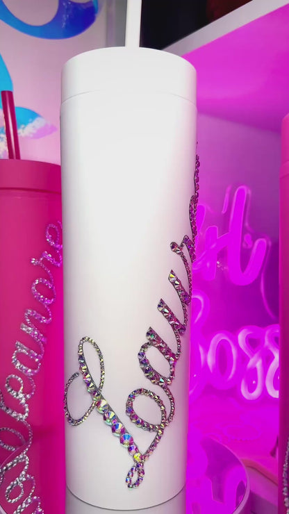 Bling Cup 16oz - Rainbow Sparkle