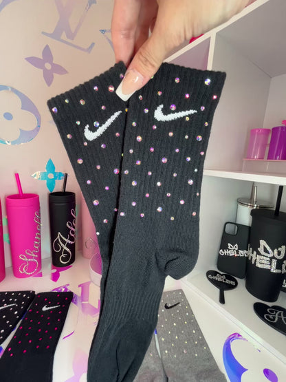 Crew Socks - Rainbow Sparkle