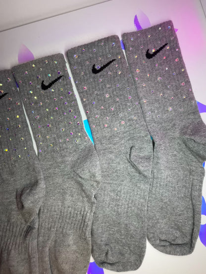 Crew Socks - Rainbow Sparkle